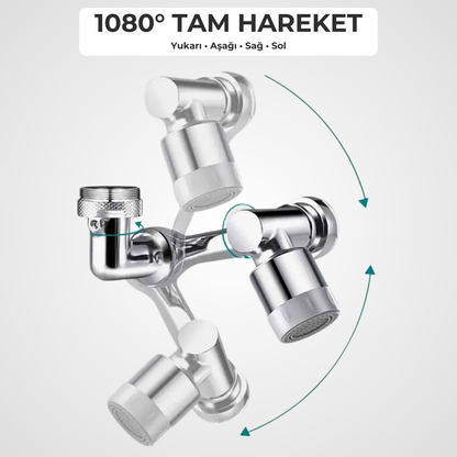 AquaFlexa SpinFlow™ - 1080° Hareketli Musluk Başlığı