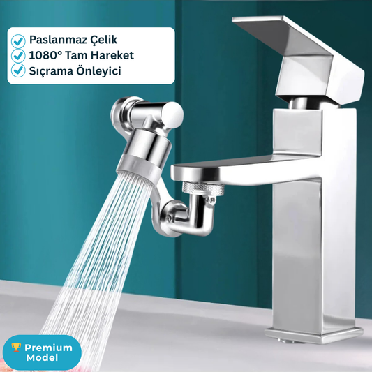 AquaFlexa SpinFlow™ - 1080° Hareketli Musluk Başlığı